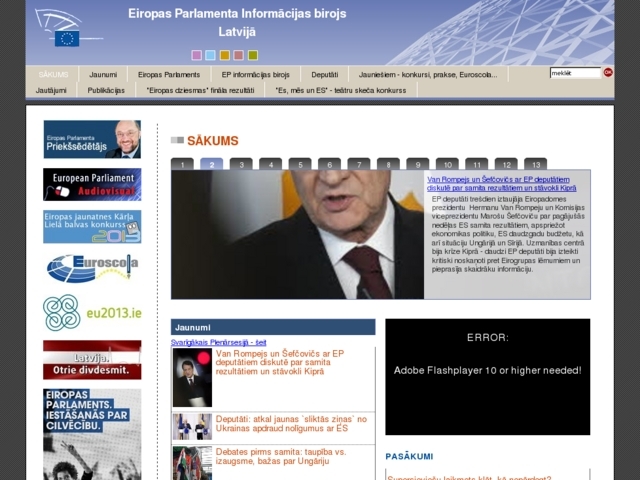 Eiropas Parlamenta Informācijas birojs Latvijā, 